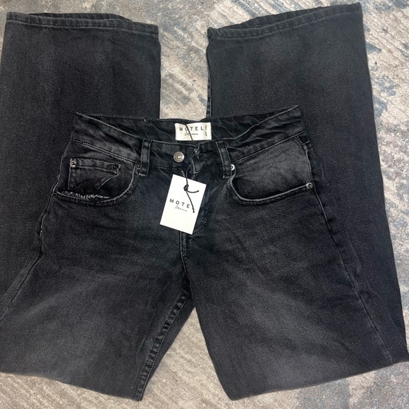 Motel Rocks Denim - Motel Rock Low Rise Parallel Jeans